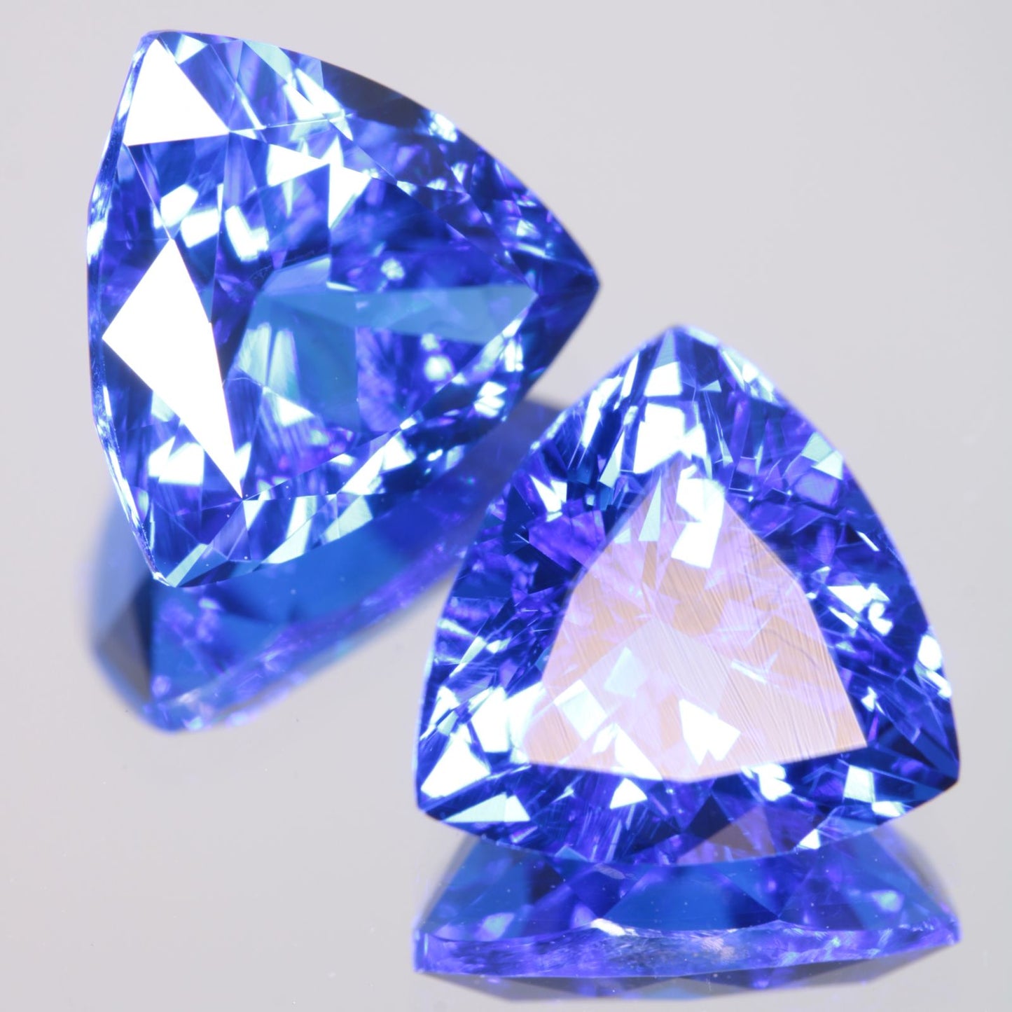 Faceted Spinel, Djeva Blue Trillion Cut Stone