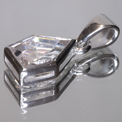 Faceted F-35 Sapphire Pendant with 12mm long EOTS gem cut design