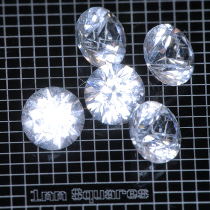 F-35 Fighter Jet Window Sapphire Loose Calibrated Gems (F35 Gems)