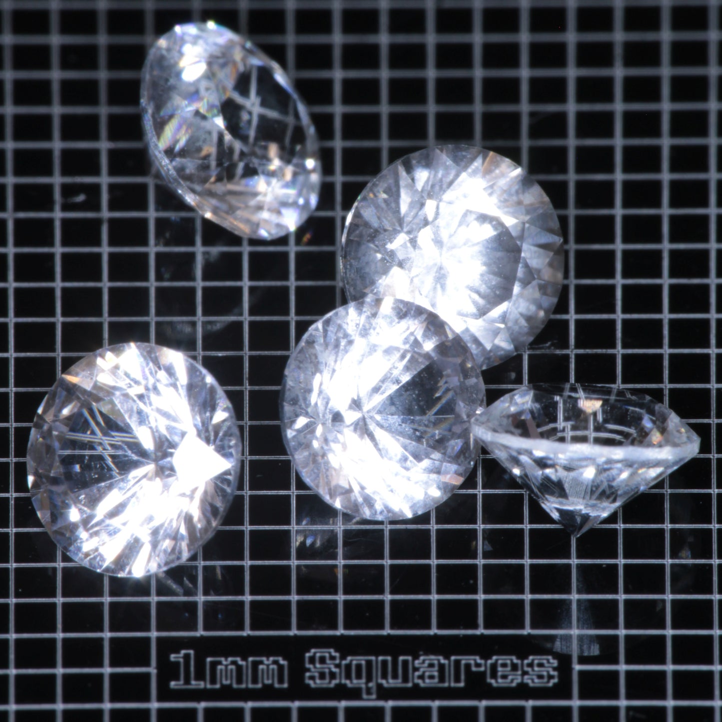 F-35 Fighter Jet Window Sapphire Loose Calibrated Gems (F35 Gems)