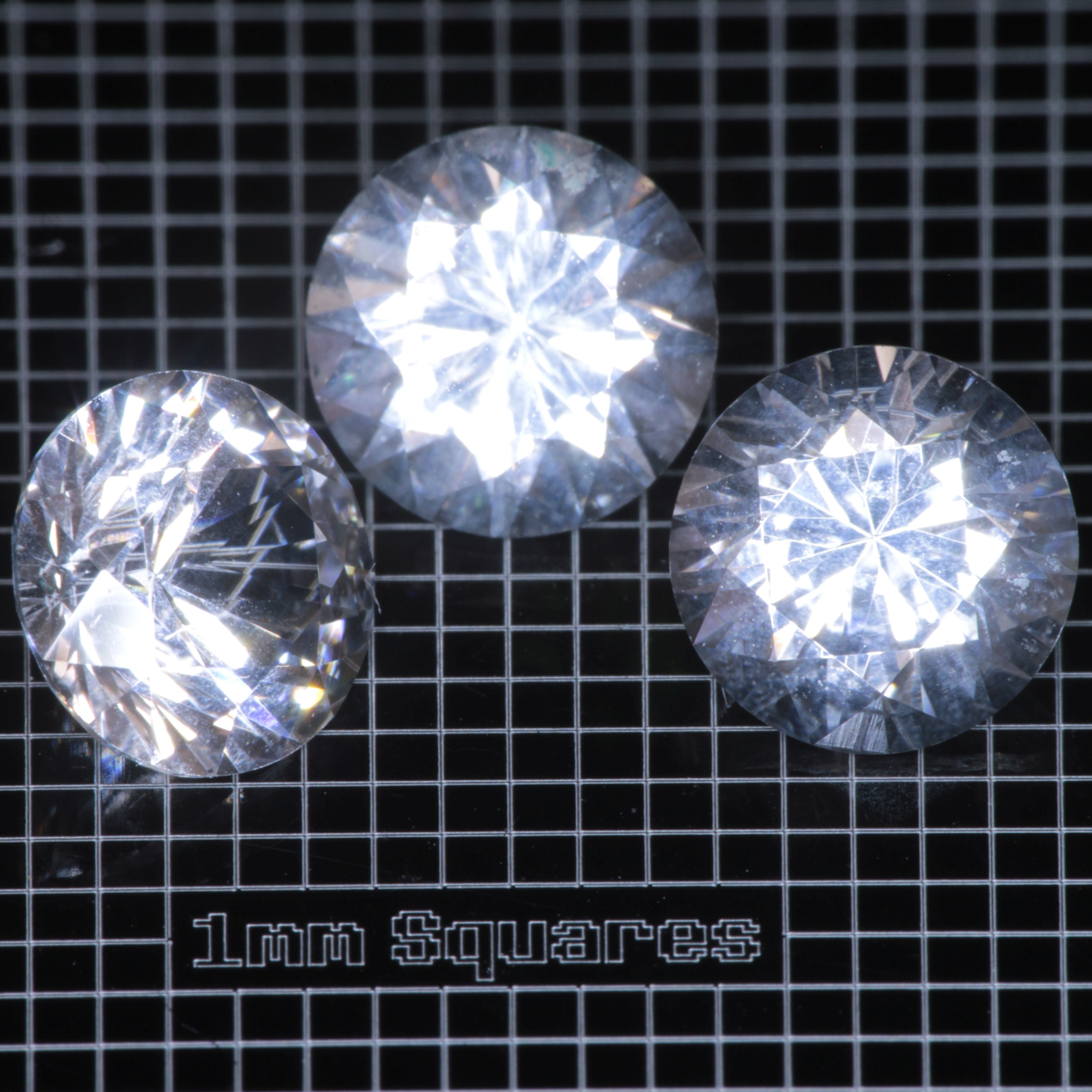F-35 Fighter Jet Window Sapphire Loose Calibrated Gems (F35 Gems)