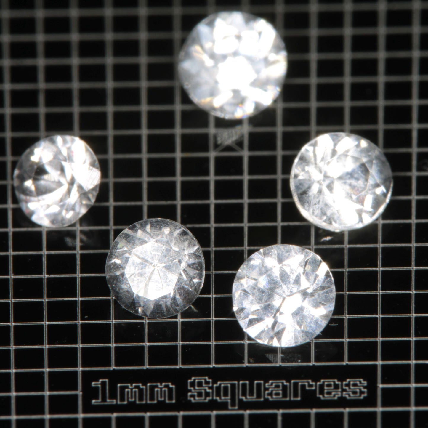 F-35 Fighter Jet Window Sapphire Loose Calibrated Gems (F35 Gems)