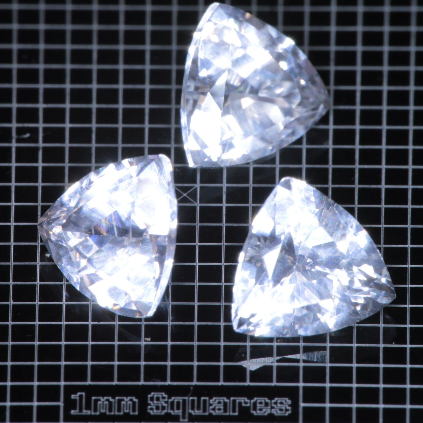 F-35 Fighter Jet Window Sapphire Loose Calibrated Gems (F35 Gems)