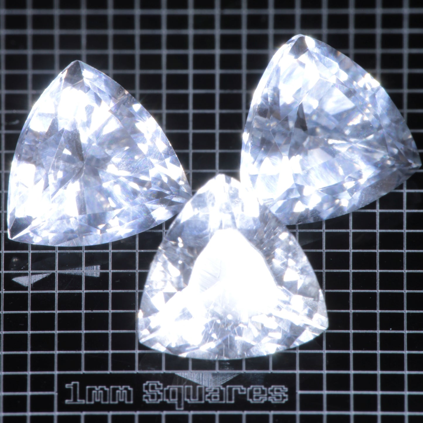 F-35 Fighter Jet Window Sapphire Loose Calibrated Gems (F35 Gems)