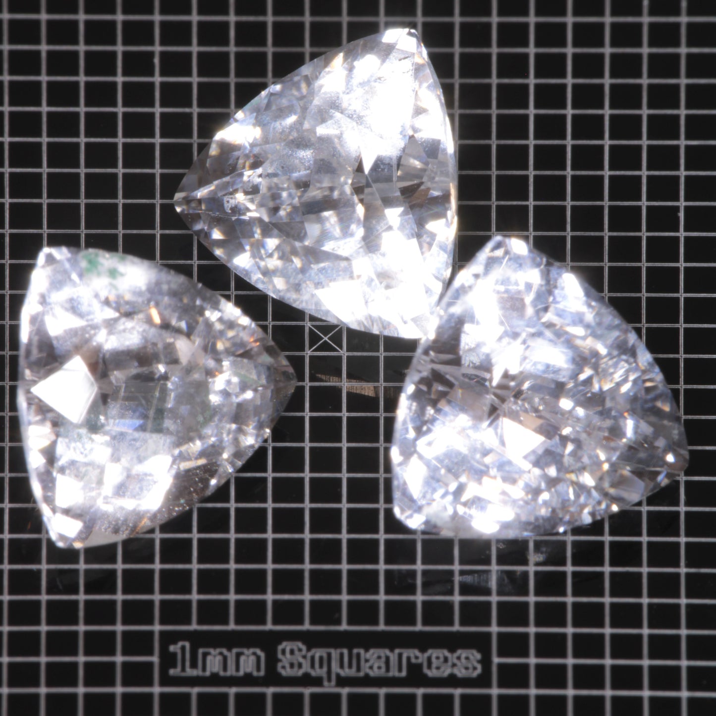 F-35 Fighter Jet Window Sapphire Loose Calibrated Gems (F35 Gems)