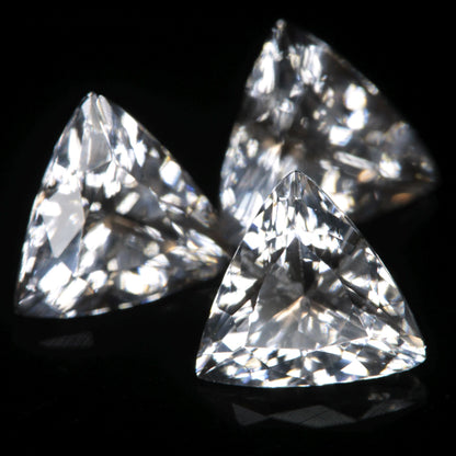 F-35 Window Sapphire Trillion Gem