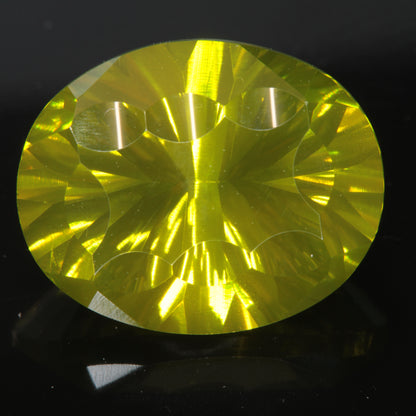 Zombie Garnet, Yellow Green Laser Garnet Faceted Stones, Ce+?? YAG