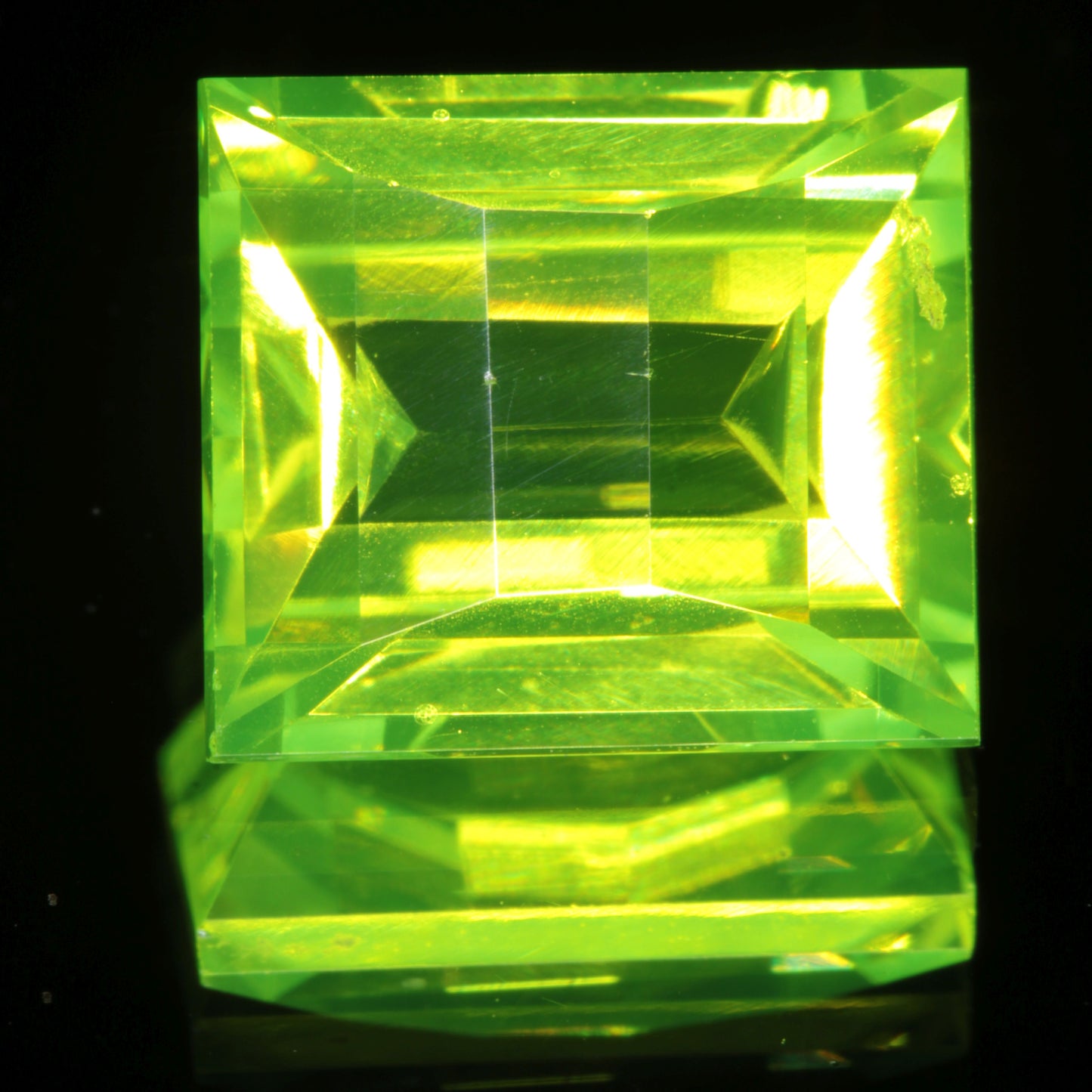 LuAG Lumogarnet Faceted Loose Gems