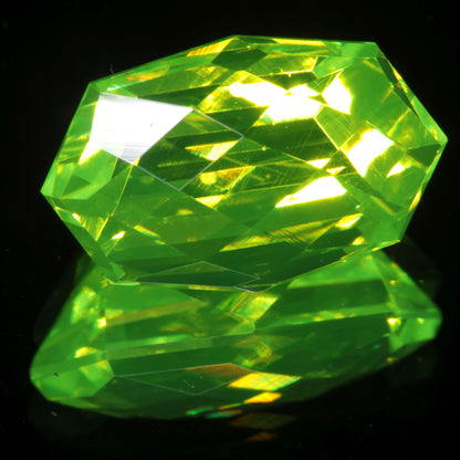 LuAG Lumogarnet Faceted Loose Gems