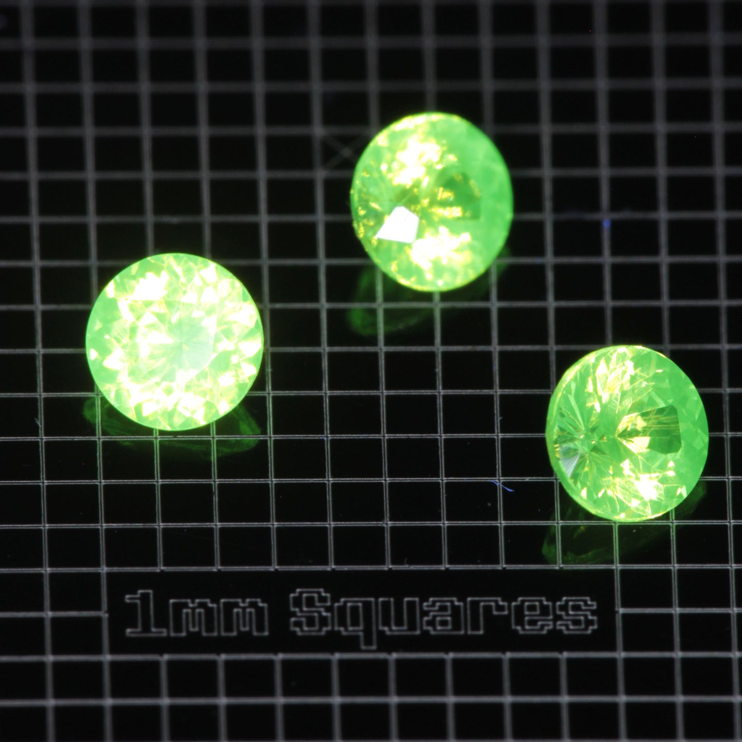 LuAG Lumogarnet Faceted Loose Gems