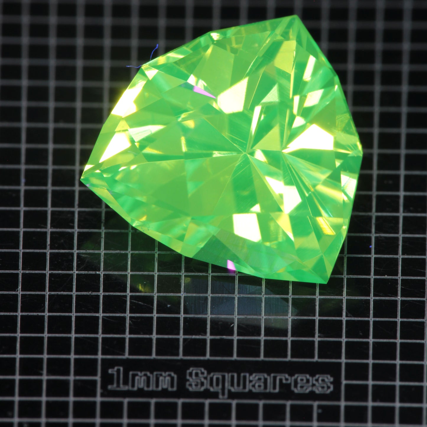 Faceted LuAG, Trillion Lutetium Aluminum Garnet Gemstone