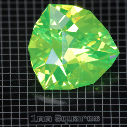Faceted LuAG, Trillion Lutetium Aluminum Garnet Gemstone
