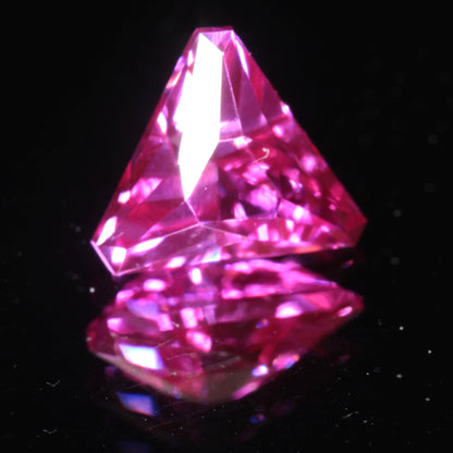 Pink Ruby Trillion Gemstone