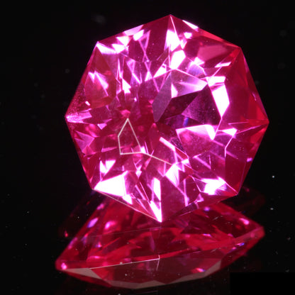 Pink Ruby Octagon Gemstone
