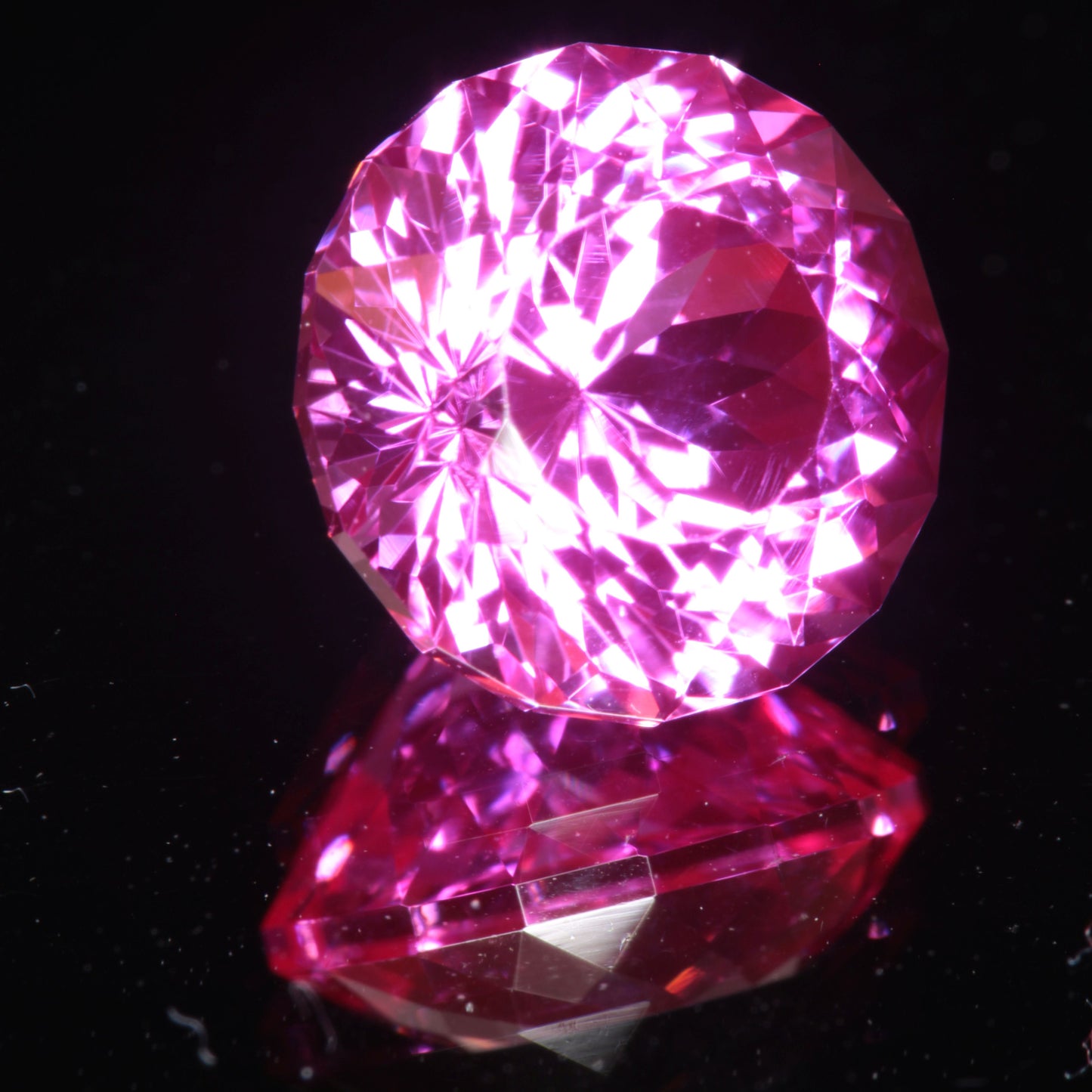 Pink Ruby Round Gemstone