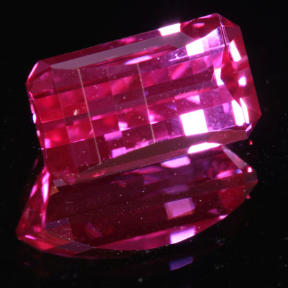 Pink Ruby Pixel Gemstone