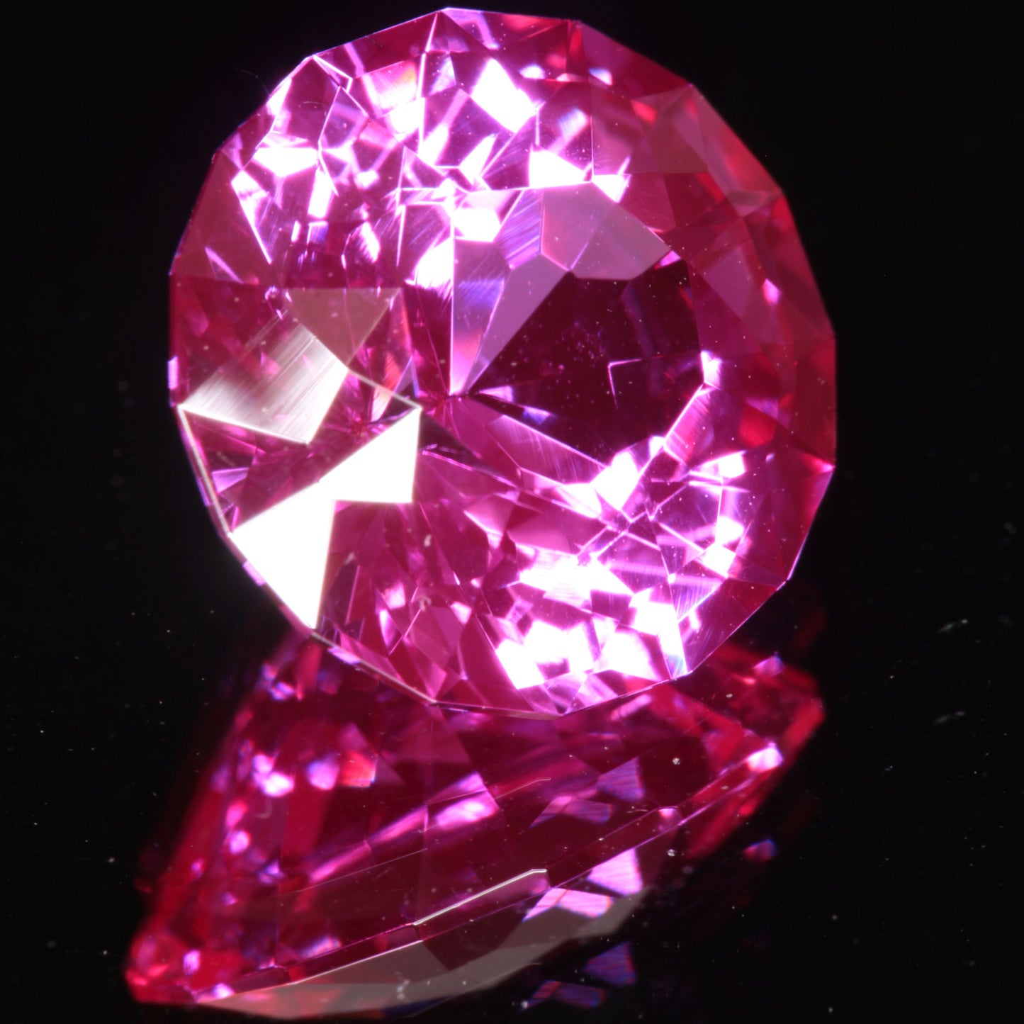 Pink Ruby Round Gemstone