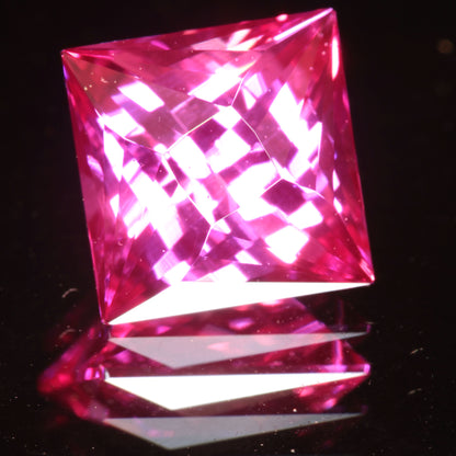 Pink Ruby Square Gemstone