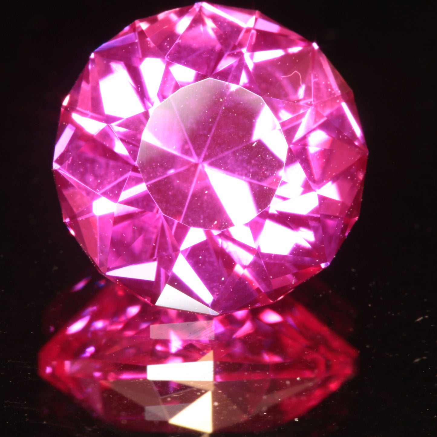 Pink Ruby Round Gemstone