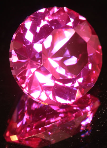Pink Ruby Round Gemstone