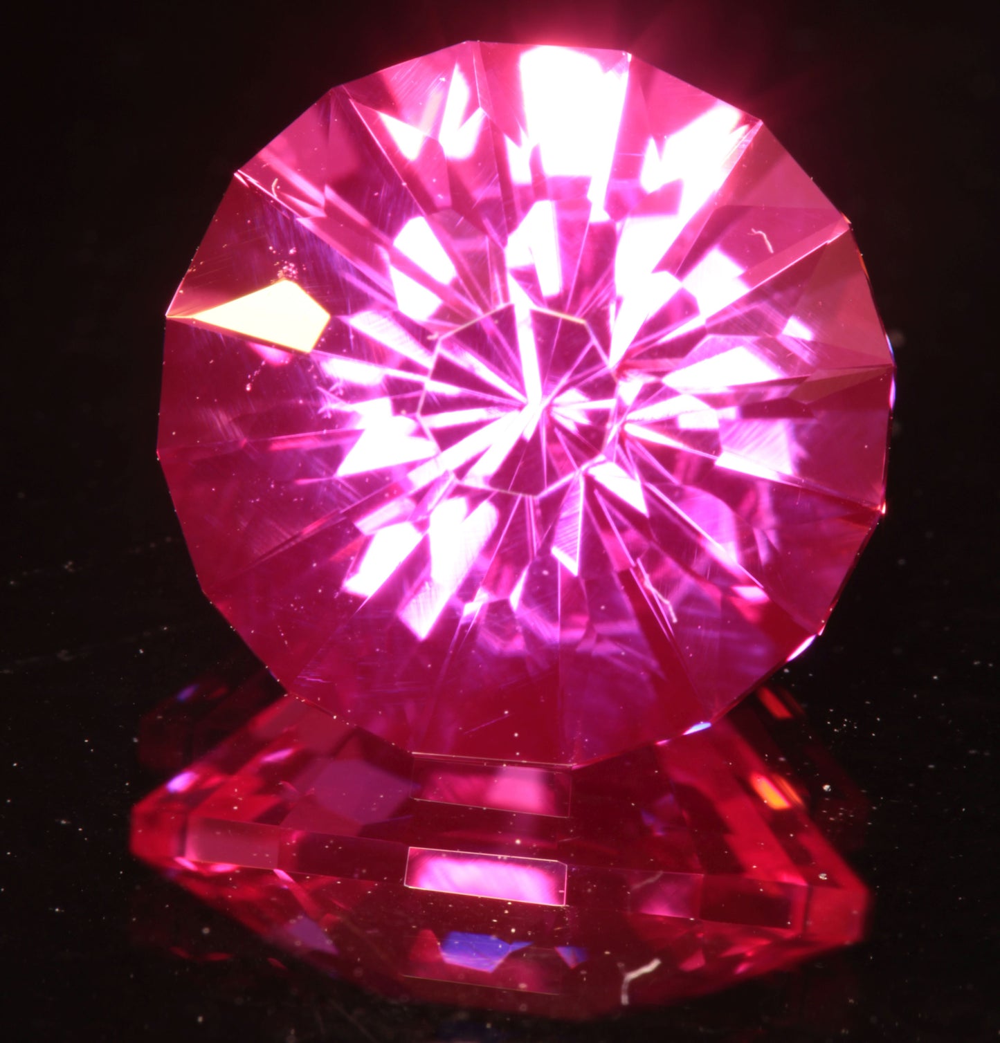 Pink Ruby Round Gemstone