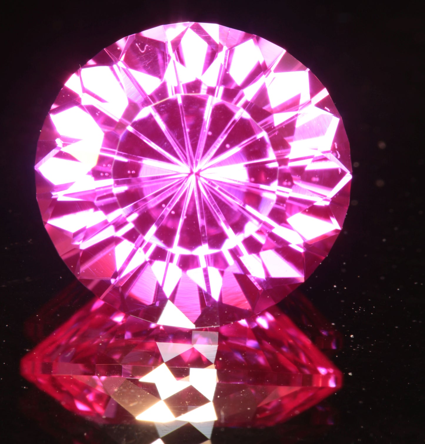 Pink Ruby Round Gemstone