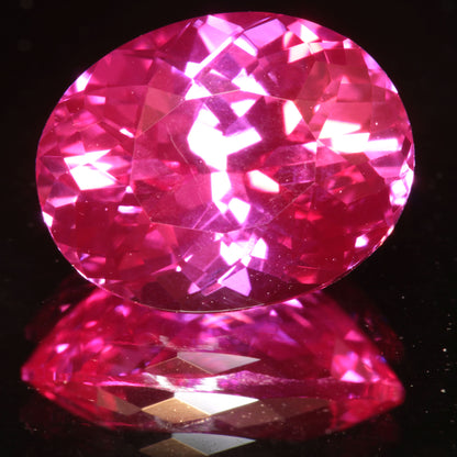 Pink Ruby Oval Gemstone