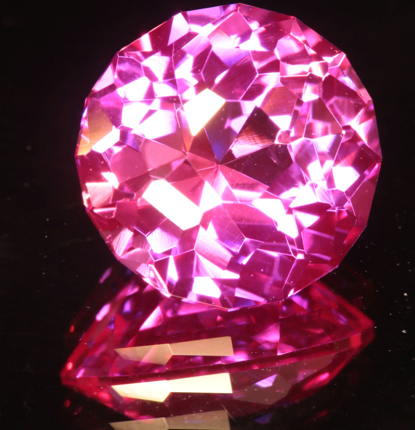 Pink Ruby Round Gemstone