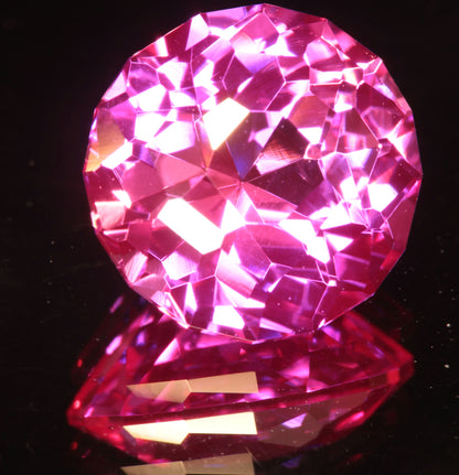 Pink Ruby Round Gemstone