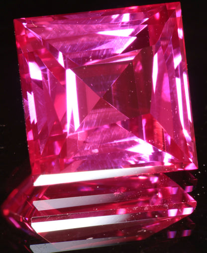 Pink Ruby Square Gemstone