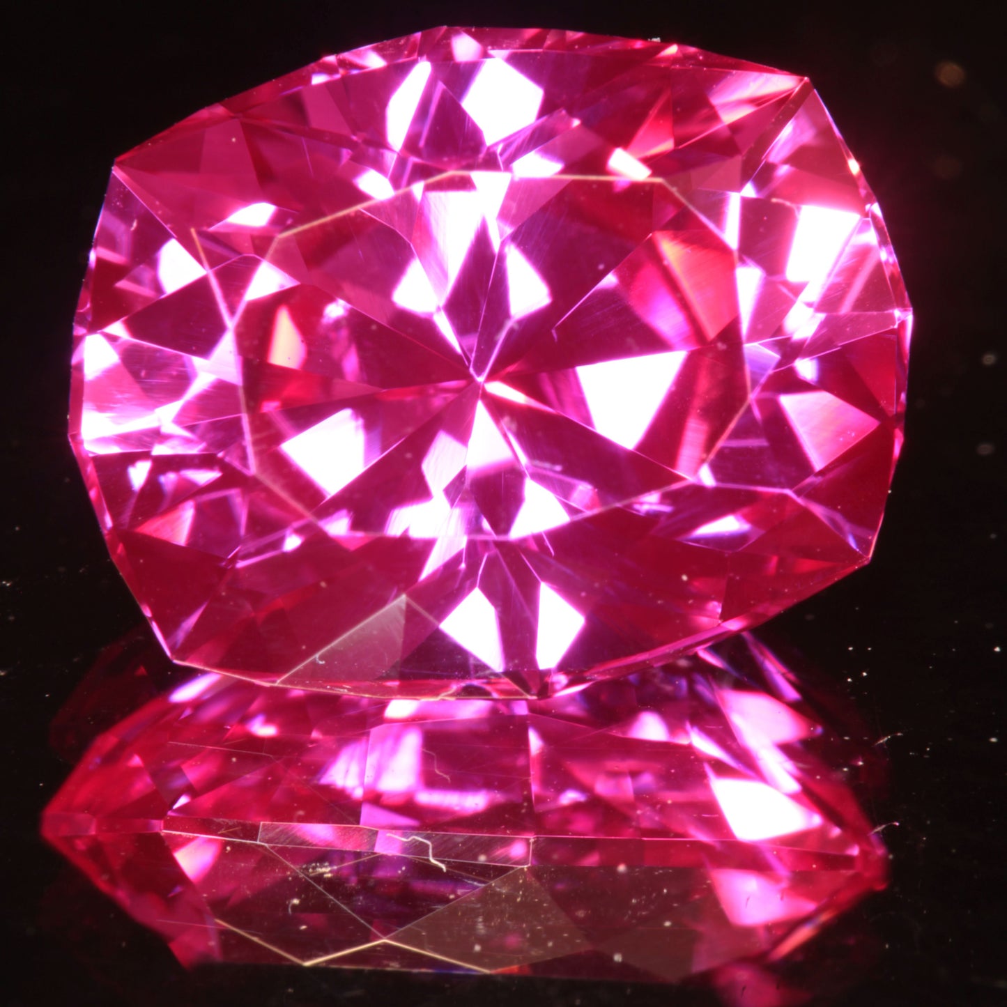 Pink Ruby Rectangular Cushion Gemstone