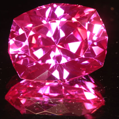 Pink Ruby Rectangular Cushion Gemstone