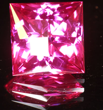 Pink Ruby Square Gemstone