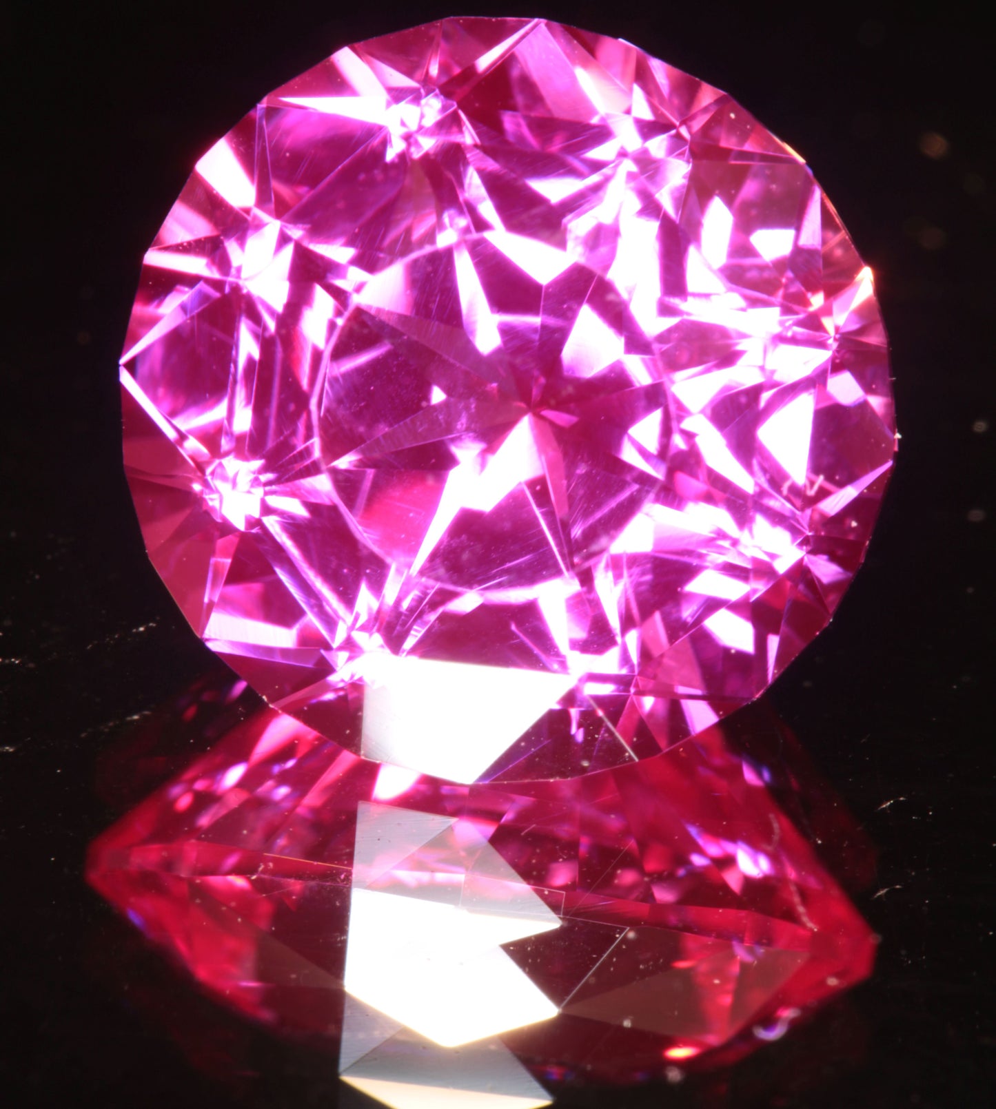 Pink Ruby Round Gemstone