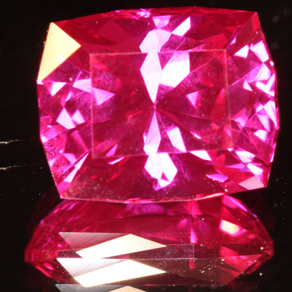 Pink Ruby Rectangular Cushion Gemstone