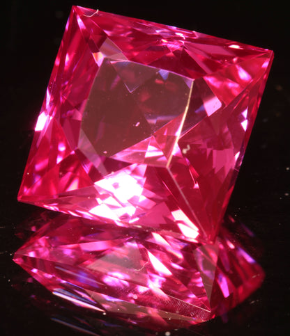 Pink Ruby Square Gemstone