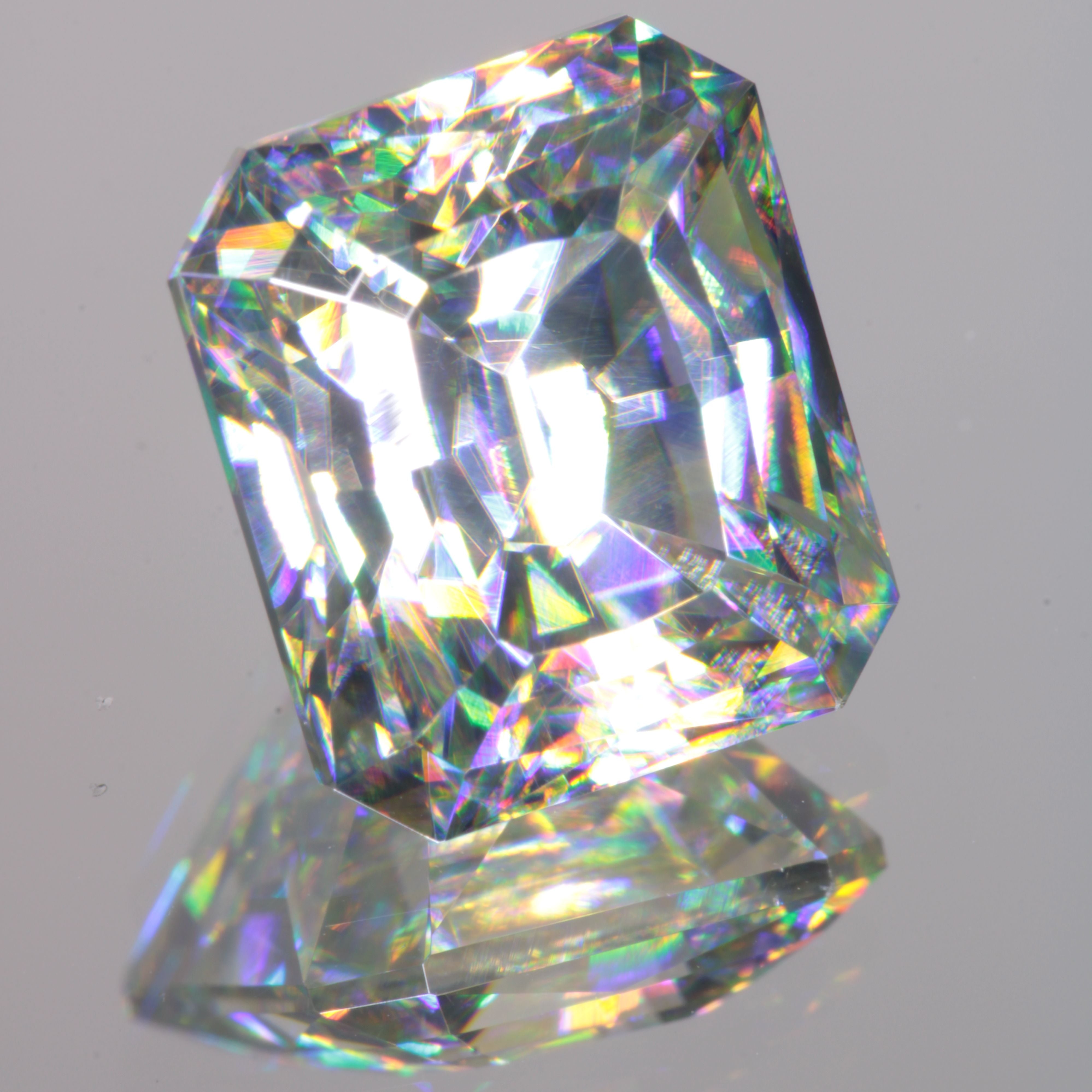 Rutile Gems, Faceted Labmade Loose Gemstones