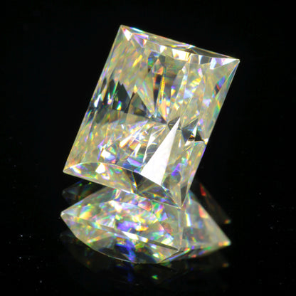 Faceted White Rutile Gemstone