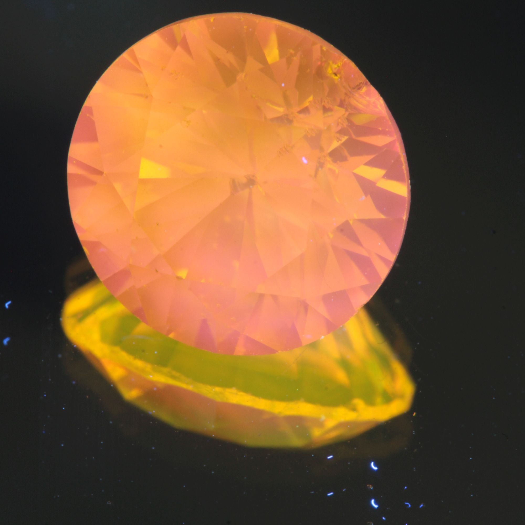 Golden Laser Garnet Faceted Stones, Ce+Nd YAG