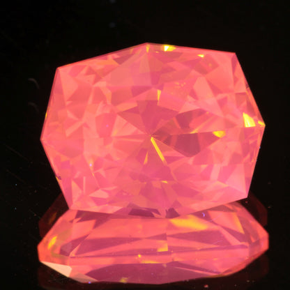 Golden Laser Garnet Faceted Stones, Ce+Nd YAG