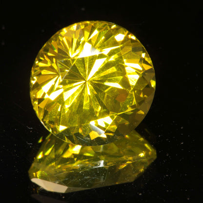 Golden Laser Garnet Faceted Stones, Ce+Nd YAG