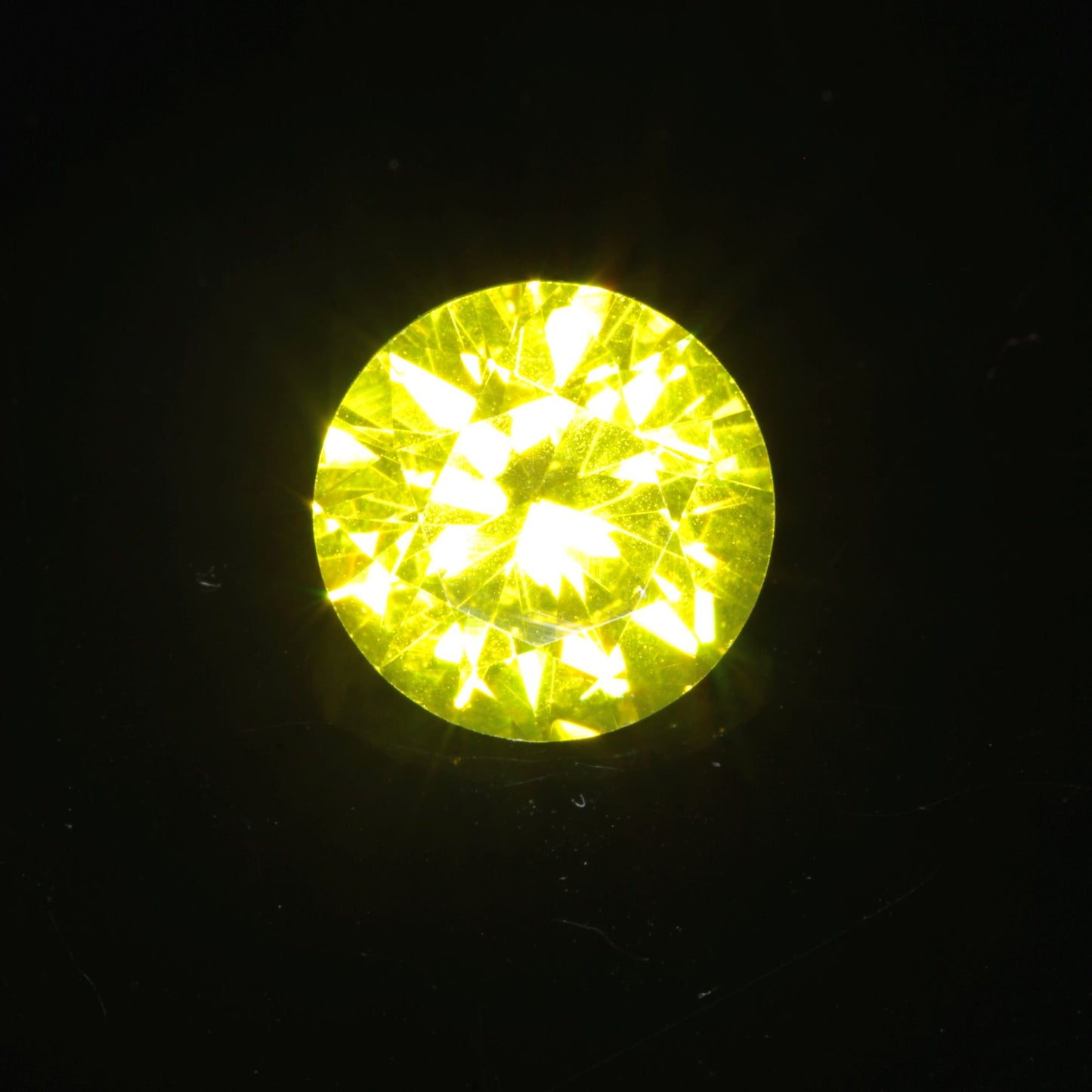 Golden Laser Garnet Faceted Stones, Ce+Nd YAG