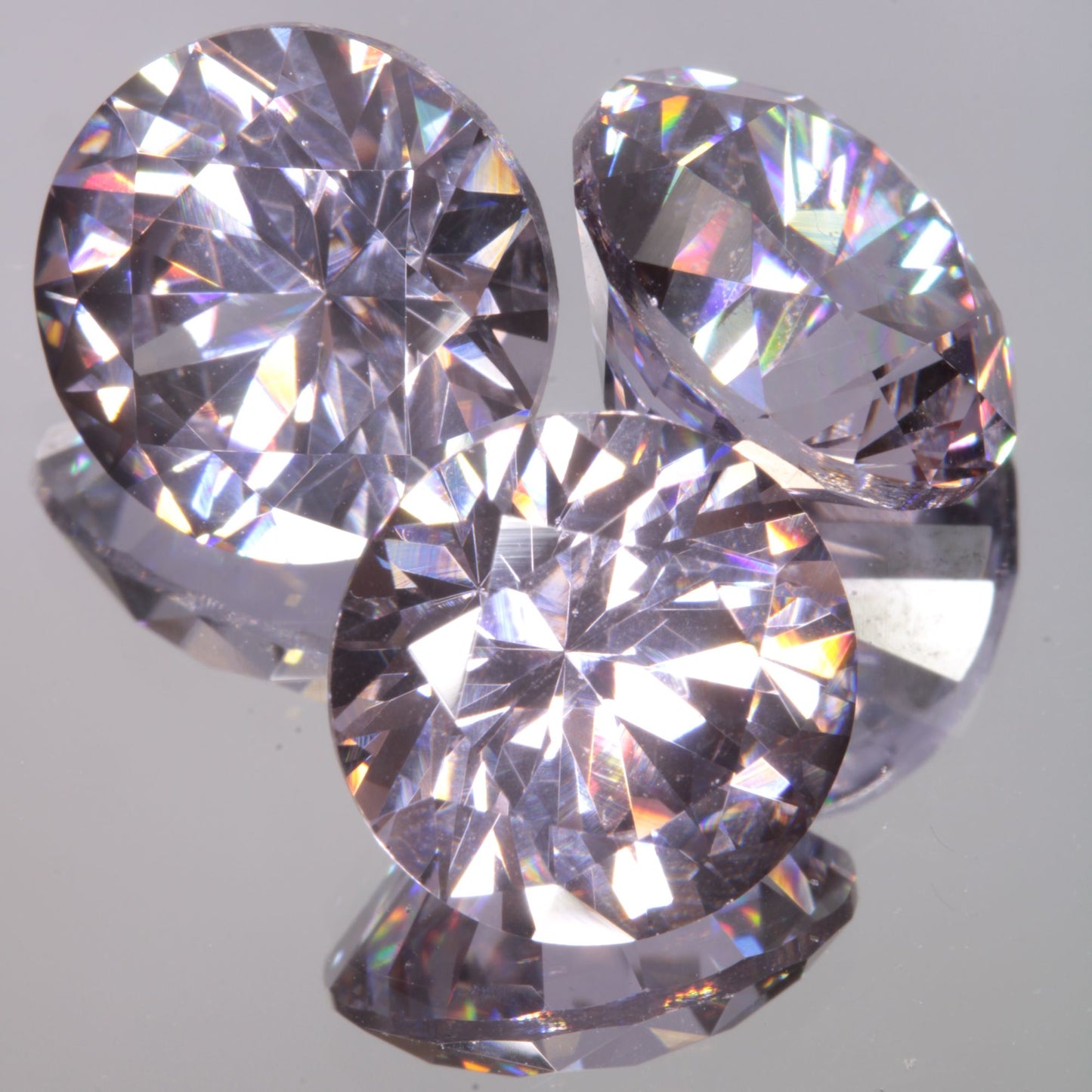 Faceted 10mm Round YAG:Nd:Ce Gemstone