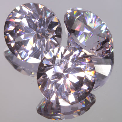 Faceted 10mm Round YAG:Nd:Ce Gemstone