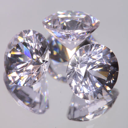 Faceted 6mm Round YAG:Nd:Ce Gemstone