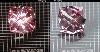 Faceted Cushion YAP (Yttrium Aluminum Perovskite)