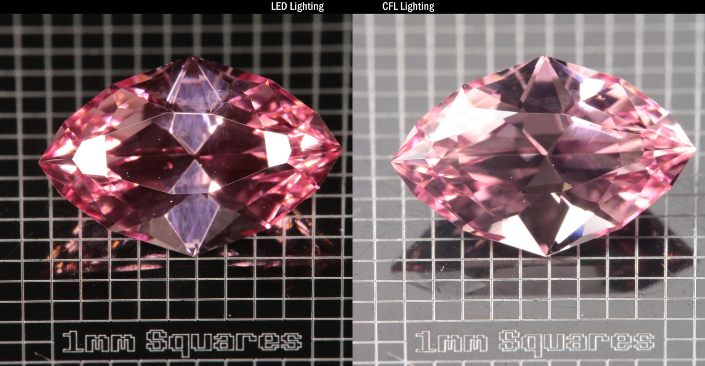 Faceted Marquise YAP (Yttrium Aluminum Perovskite)