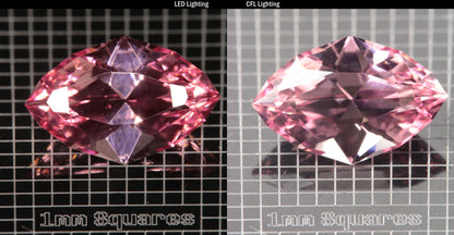 Faceted Marquise YAP (Yttrium Aluminum Perovskite)