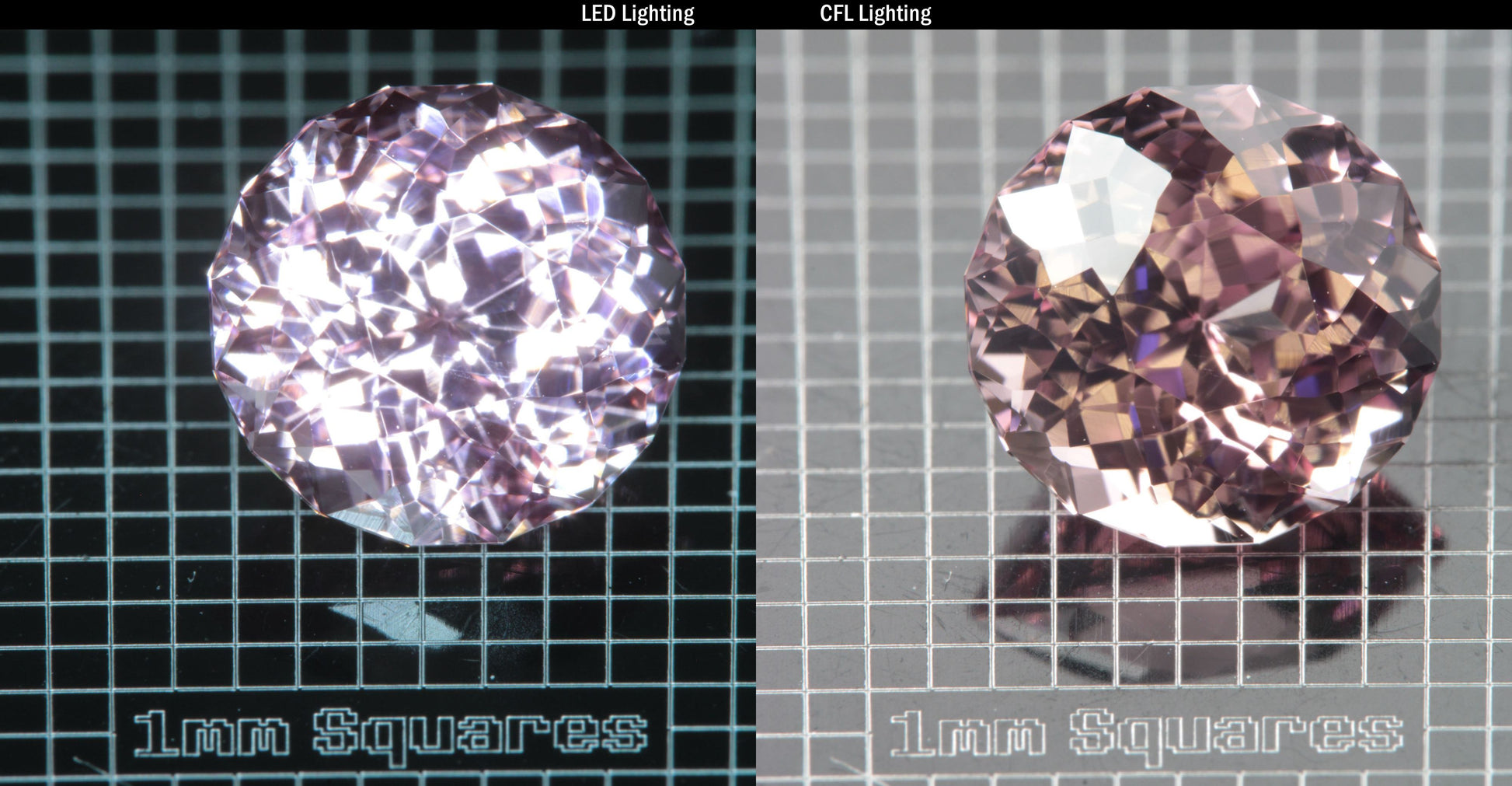 Faceted Round YAP (Yttrium Aluminum Perovskite)