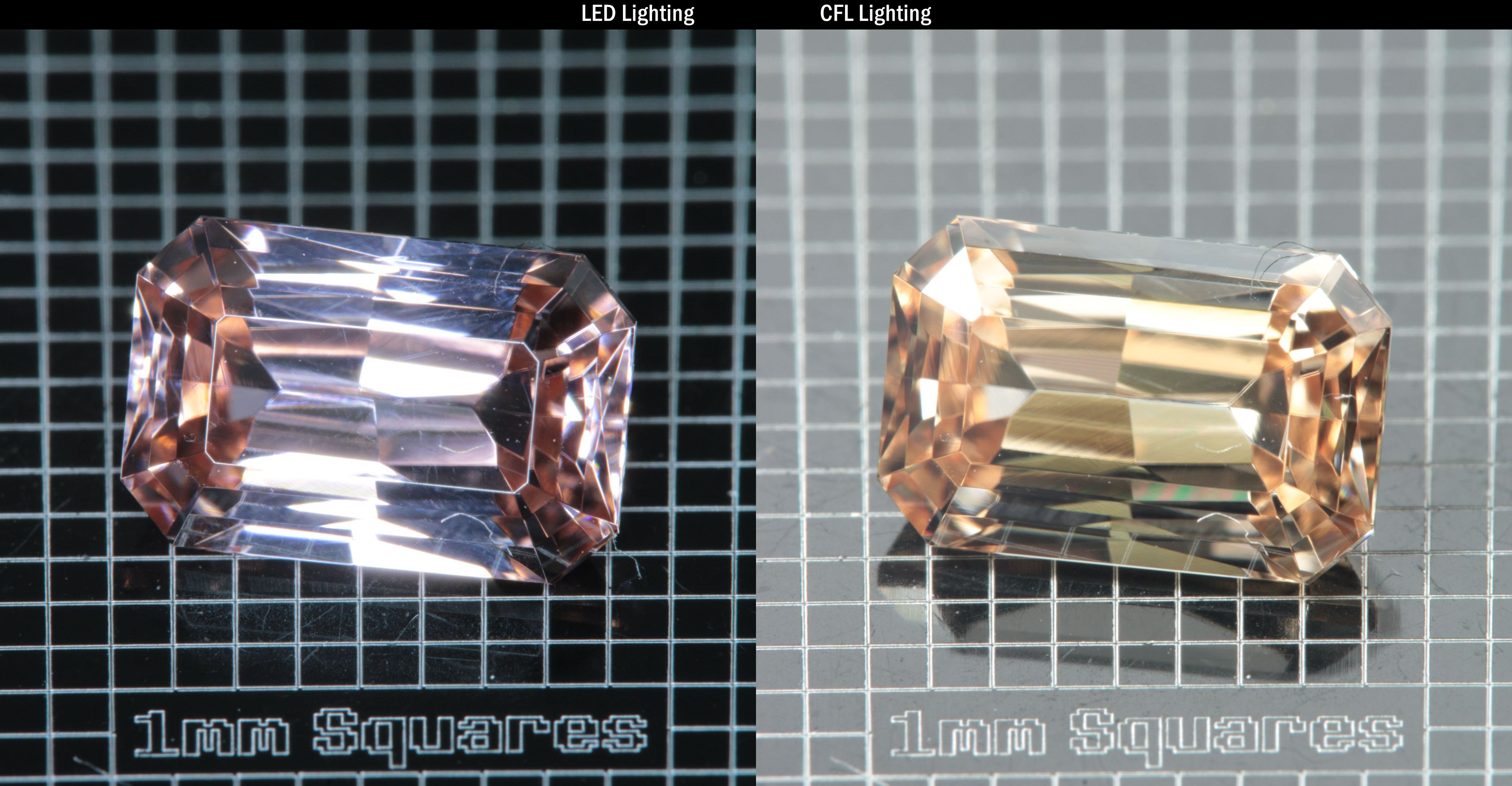 Faceted Rectangle YAP (Yttrium Aluminum Perovskite)
